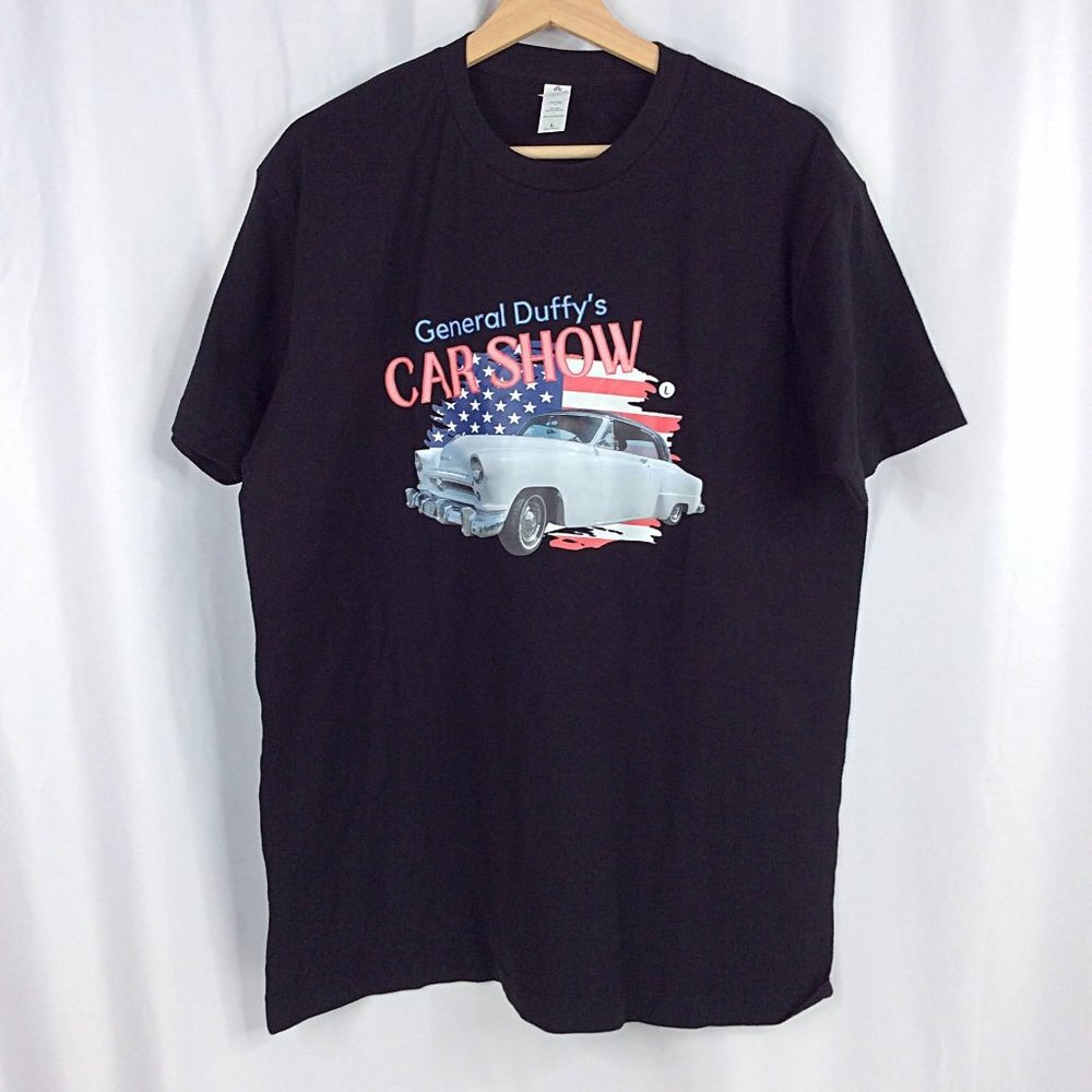 Classic Car Show T-Shirt Mens Large Short Sleeve Redmond Oregon 2022 Duffy's